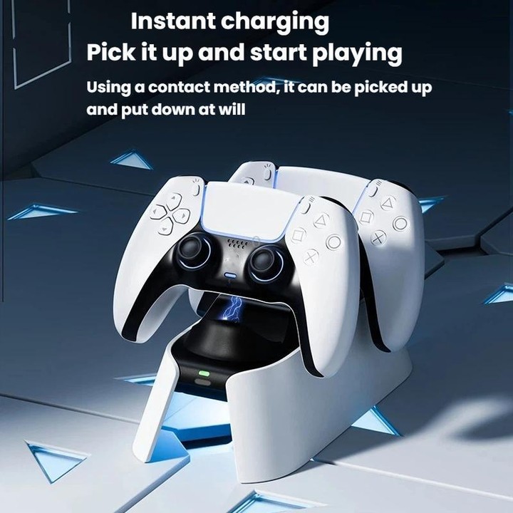 For PS5 ipega KD28 Handheld Fast Charging Dock Dual-Charging Game Controller Charger