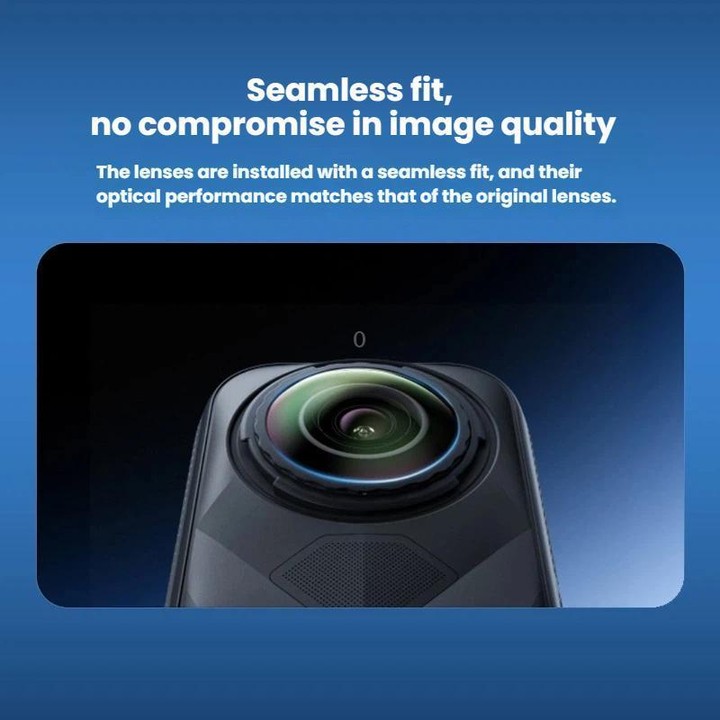 For Insta360 X5 Replacement Lens Kit With Tools For Easy Lens Change And Protection