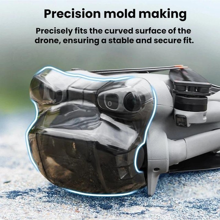For DJI Mini 5 Pro BRDRC Lens Cover Fixing Clip Gimbal Protector(Translucent Black)