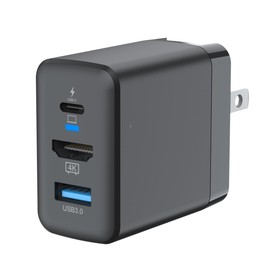 60W 3-In-1 Power Dock With 4K 60Hz HDMI For Nintendo Switch 2 Fast Charging Adapter With USB-C & USB 3.0 Ports US Plug