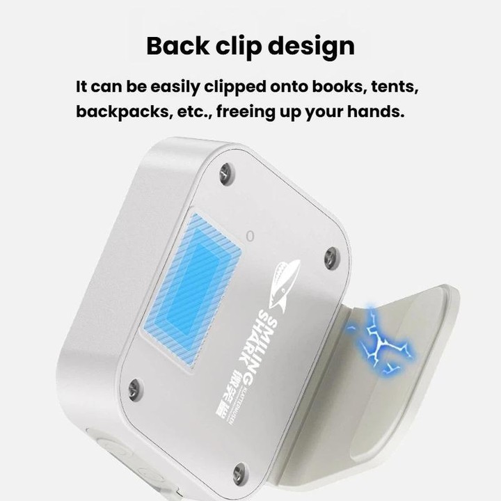SMILING SHARK TD-0281A Outdoor High Bright Magnetic Headlamp Portable Work Light For Fishing Night Running(White)