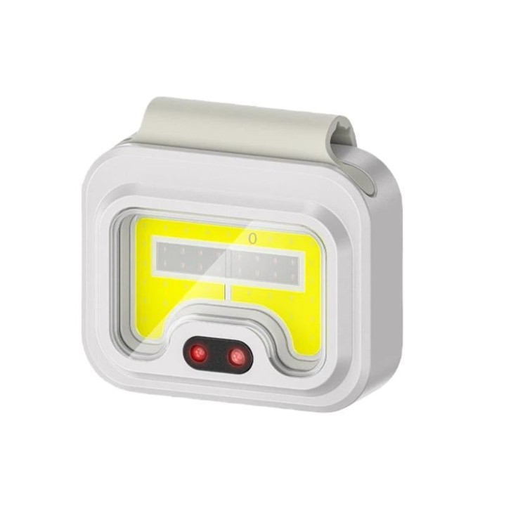 SMILING SHARK TD-0281A Outdoor High Bright Magnetic Headlamp Portable Work Light For Fishing Night Running(White)