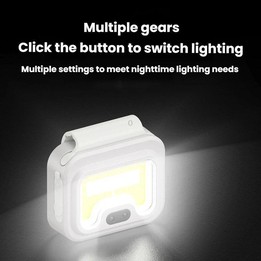 SMILING SHARK TD-0281A Outdoor High Bright Magnetic Headlamp Portable Work Light For Fishing Night Running(White)