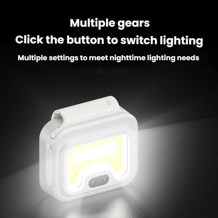 SMILING SHARK TD-0281A Outdoor High Bright Magnetic Headlamp Portable Work Light For Fishing Night Running(White)