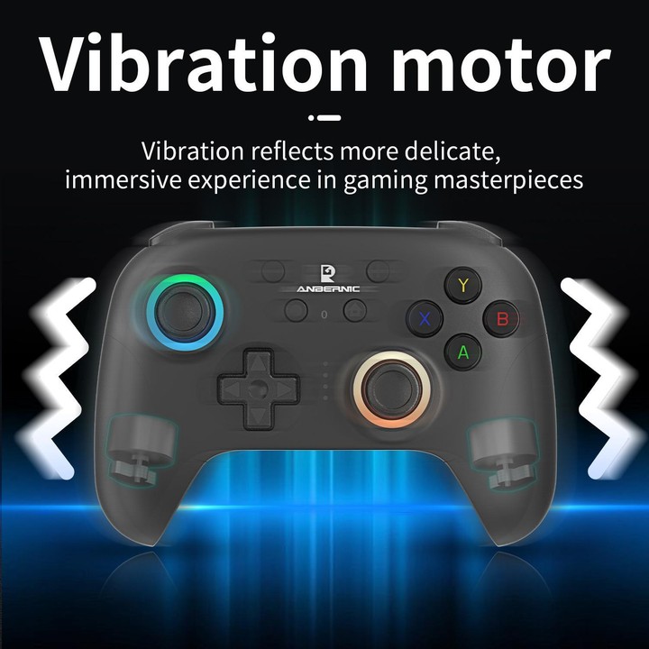 ANBERNIC RGP01 Multi-Platform Gaming Controller for PC/Switch/Steam With Hall Effect Joystick & Triggers, 3-Mode Connectivity, R