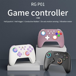 ANBERNIC RGP01 Multi-Platform Gaming Controller for PC/Switch/Steam With Hall Effect Joystick & Triggers, 3-Mode Connectivity, R