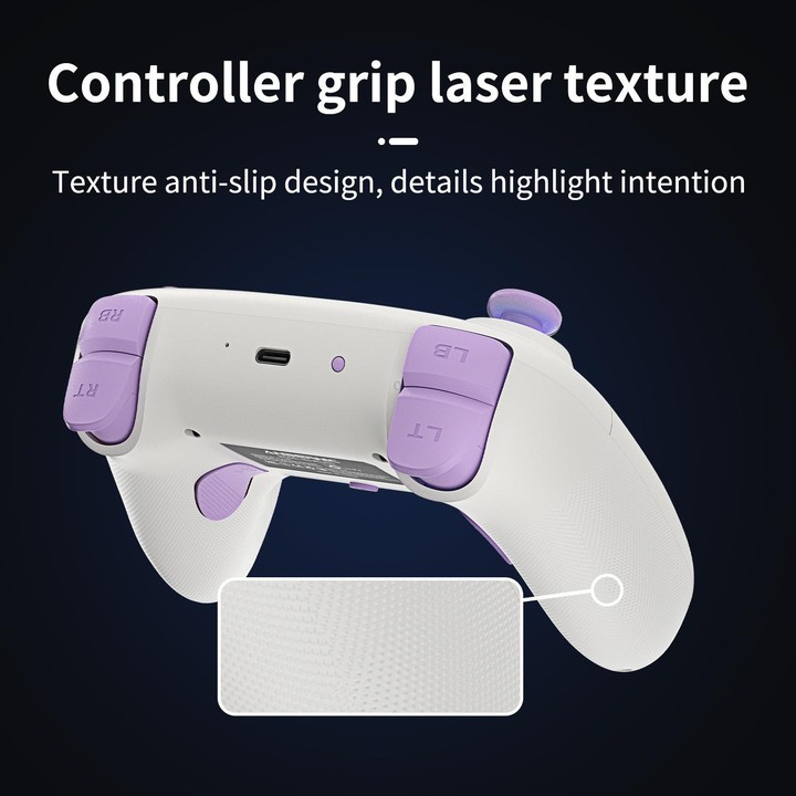 ANBERNIC RGP01 Multi-Platform Gaming Controller for PC/Switch/Steam With Hall Effect Joystick & Triggers, 3-Mode Connectivity, R