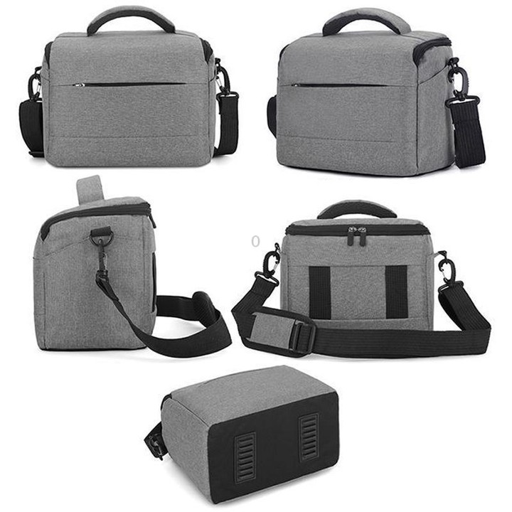 DSLR Camera Shoulder Bag Mirrorless Camera Bag, Color: Small Black