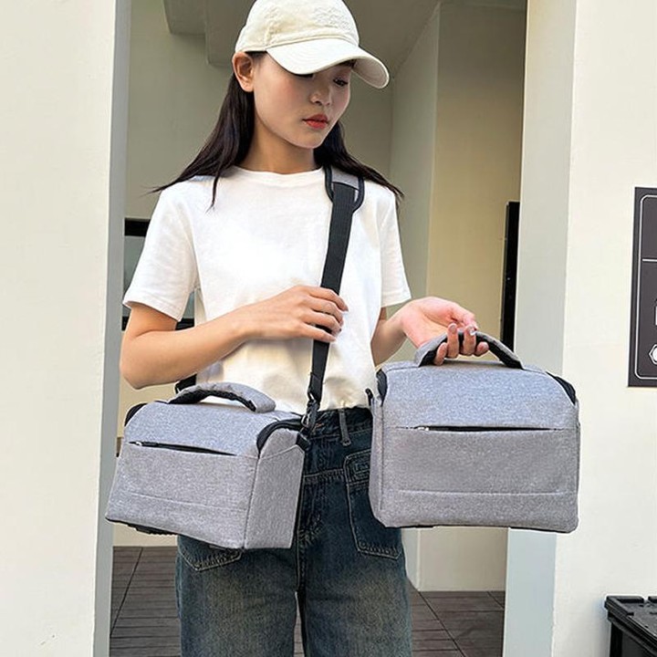 DSLR Camera Shoulder Bag Mirrorless Camera Bag, Color: Large Black