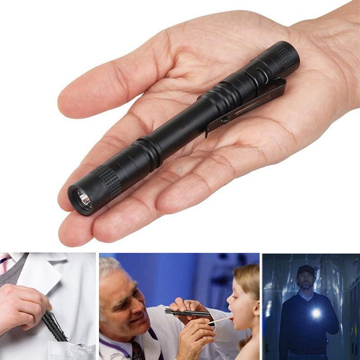 Portable Mini Flashlight Outdoor Waterproof Handheld LED Flashlight, Style: 1 Battery White Light