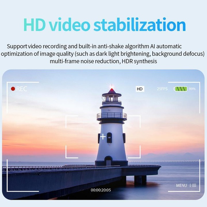 JS01 Pro Smart Glasses Support 12MP Camera, AI Translation, Human Detection, Video & Audio Recording(Graduated Red Lenses)