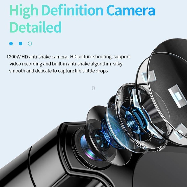 JS01 Pro Smart Glasses Support 12MP Camera, AI Translation, Human Detection, Video & Audio Recording(Graduated Red Lenses)