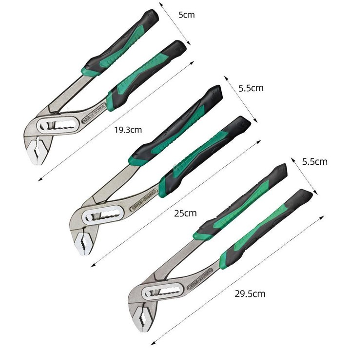 8-inch Multi-Function Water Pump Pliers 8-Position Adjustable Jaw For Secure Grip Slip-Joint Pliers