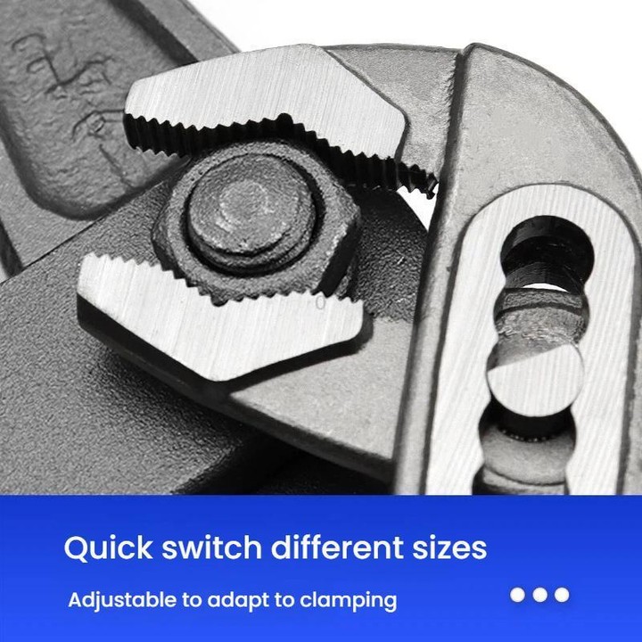 8-inch Multi-Function Water Pump Pliers 8-Position Adjustable Jaw For Secure Grip Slip-Joint Pliers