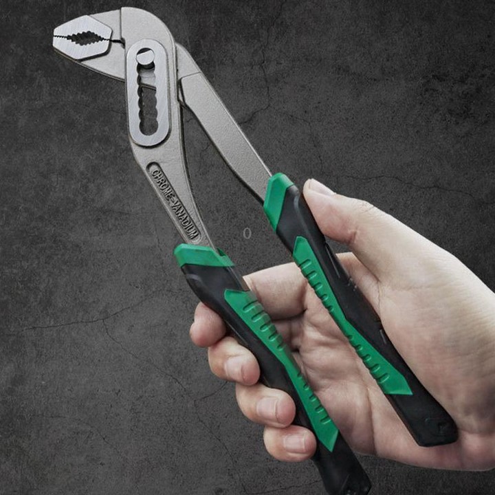 8-inch Multi-Function Water Pump Pliers 8-Position Adjustable Jaw For Secure Grip Slip-Joint Pliers