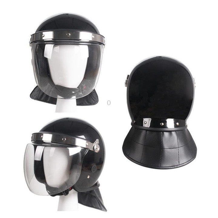 Protective Safety Anti-Explosion Helmet Security Duty Helmet(Black)