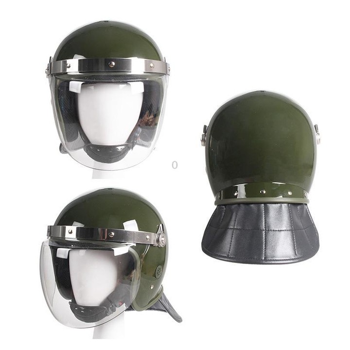 Protective Safety Anti-Explosion Helmet Security Duty Helmet(Army Green)