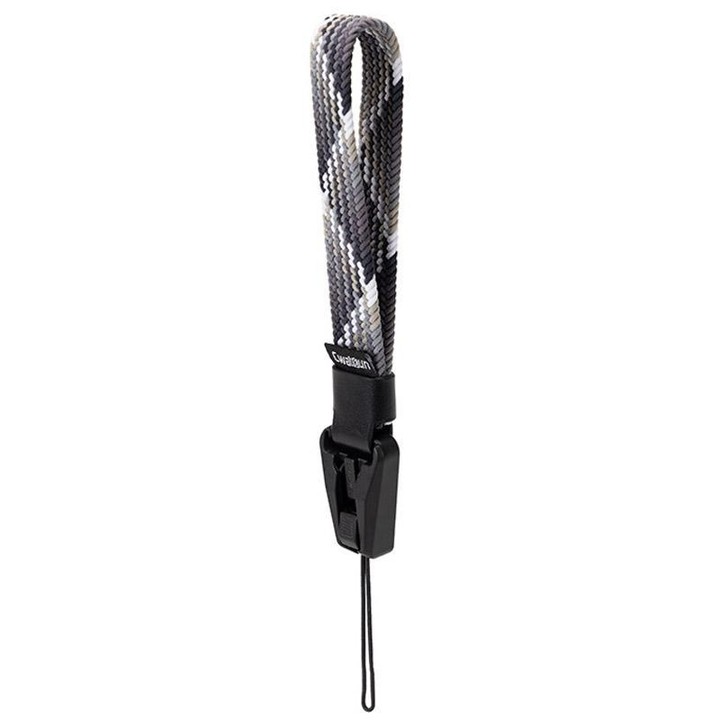 Cwatcun D268 Camera Wrist Strap Lightweight Quick-Release Braided Strap(Black)