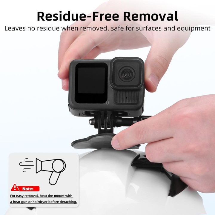 For DJI Osmo Pocekt 3 / Action 6 / GoPro Flymile Helmet Mount, Style: Floral