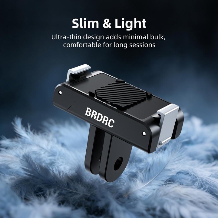 BRDRC For DJI Magnetic Quick-Release Base Two-Claw Stand Extension Accessory(For Osmo Action 6 / Nano)