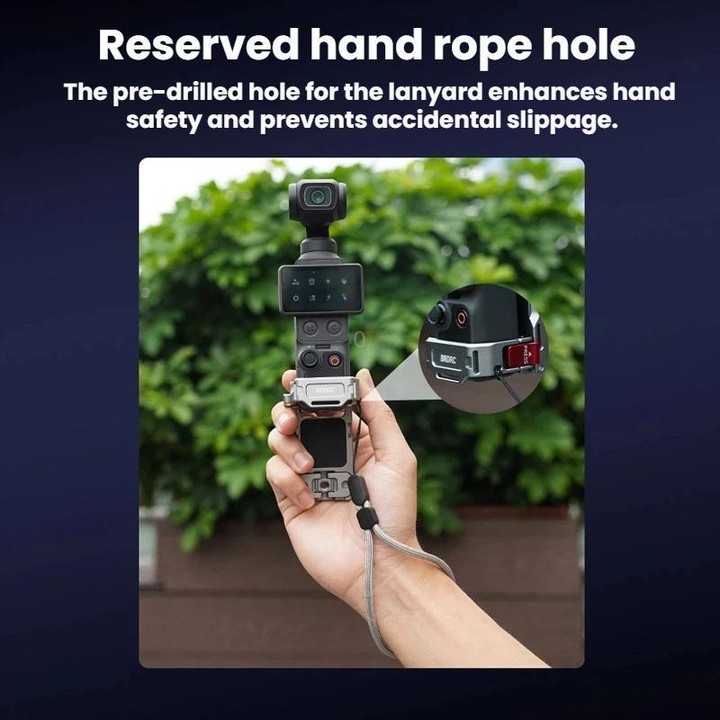 For DJI Osmo Pocket 3 / 4 BRDRC Multi-Functional Magnetic Base Adapter Frame Extension Stand(Titanium)