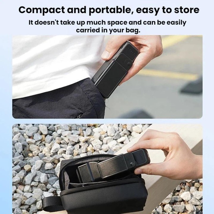 For DJI Osmo Pocket 4 BRDRC Display Lens Cover Gimbal Protective Case(Black)