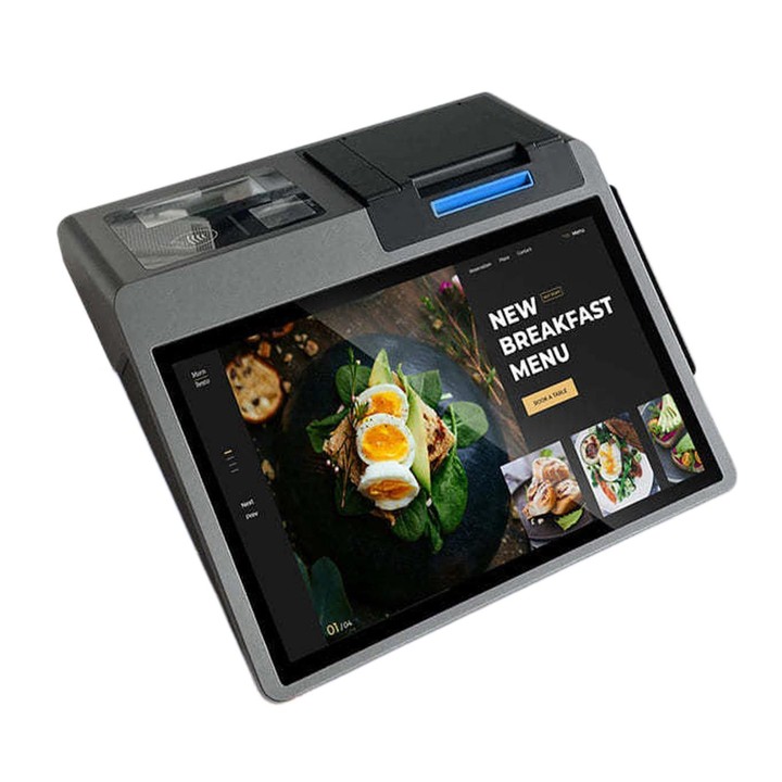 Z100 Dual-Screen Smart Cash Register With Printing All-In-One Machine, Android POS Terminal For Hotel, Restaurant, Supermarket E