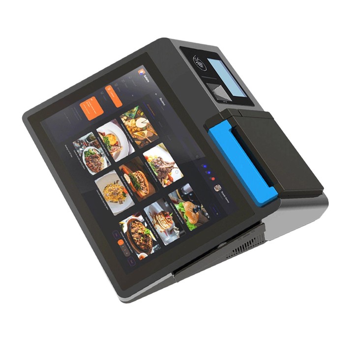 Z100 Dual-Screen Smart Cash Register With Printing All-In-One Machine, Android POS Terminal For Hotel, Restaurant, Supermarket E