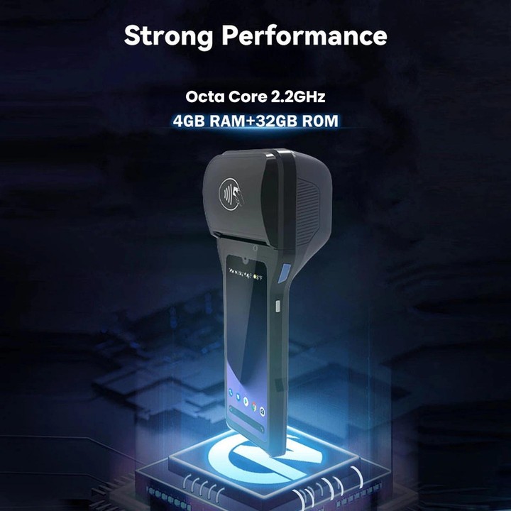 Z93 Mobile Handheld POS Machine, Smart Android Payment Terminal For Restaurant & Parking Lot