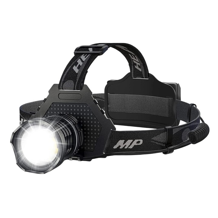 F621 Telescopic Zoom XHP70 High-Power Headlamp, LED Outdoor Floodlight Headlight No Battery
