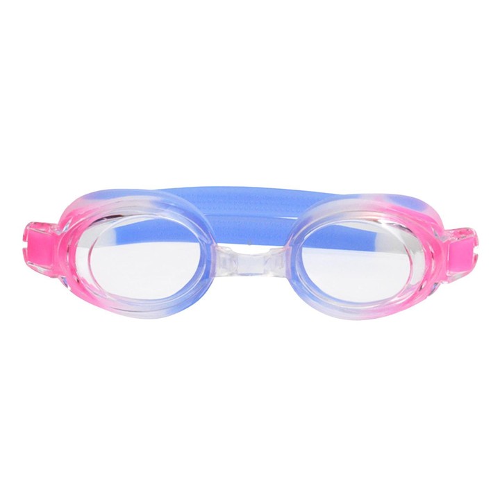 JAZERO Anti-Fog Clear Lens Swimming Goggles, Silicone Flat Lens Swim Glasses For Adults & Kids(Grey White)