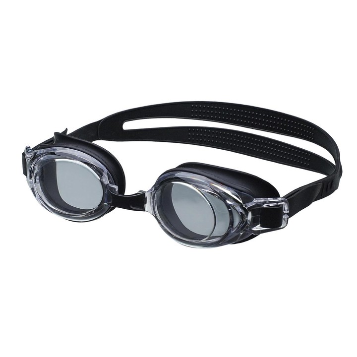 JAZERO Anti-Fog Clear Lens Swimming Goggles, Silicone Flat Lens Swim Glasses For Adults & Kids(Black)