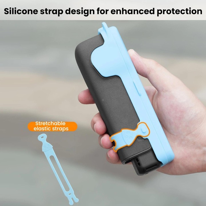 For DJI Osmo Pocket 3 BRDRC Filter Storage Flip Case With Magnetic Clasp(Black)