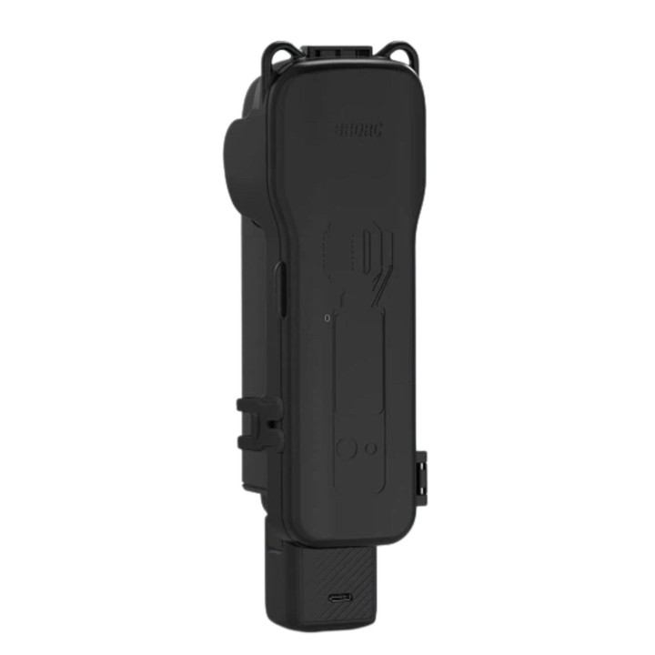 For DJI Osmo Pocket 3 BRDRC Filter Storage Flip Case With Magnetic Clasp(Black)