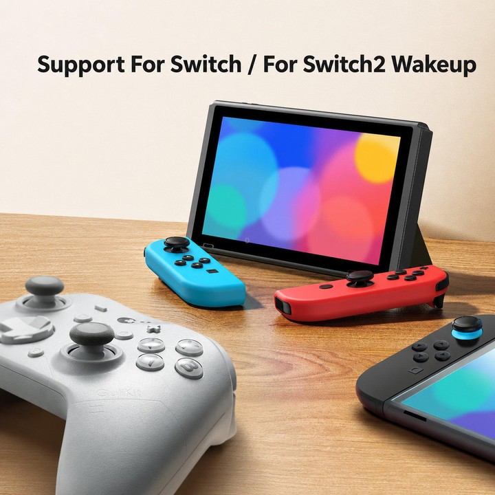 GuliKit ES Pro E-Sports Controller With TMR Joysticks Support Switch / Switch 2 Wakeup(White)
