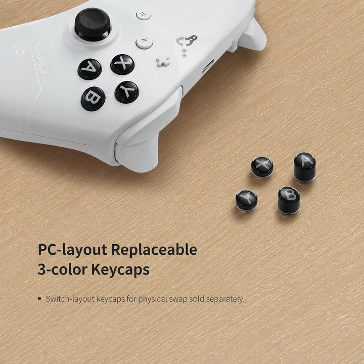 GuliKit ES Pro E-Sports Controller With TMR Joysticks Support Switch / Switch 2 Wakeup(Black)