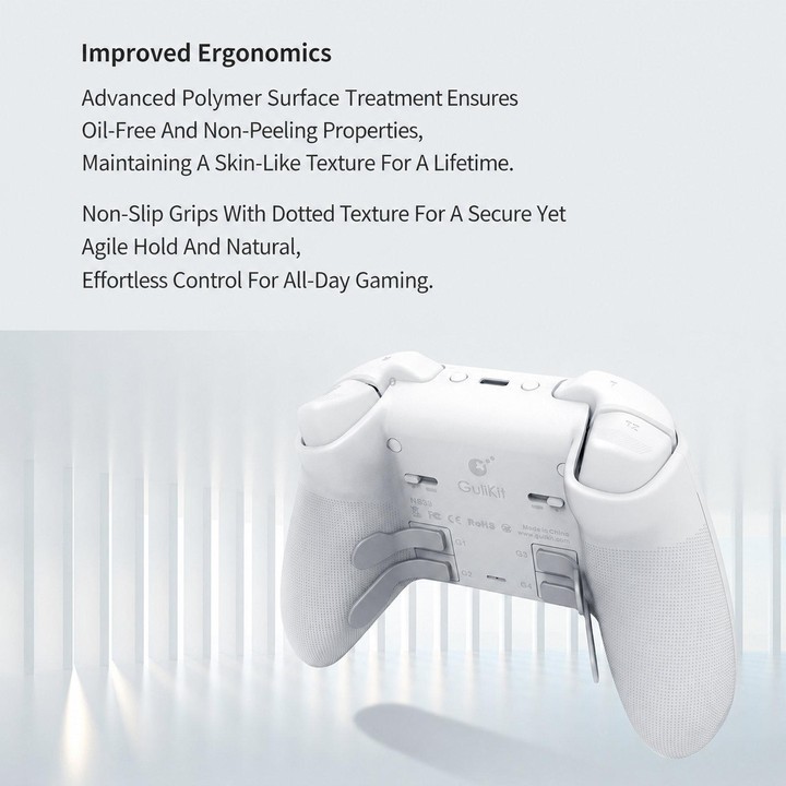 GuliKit NS39 KK3 MAX Controller With Hall Effect Joysticks & Triggers Supports Windows / Switch / Switch 2 / Android and iOS(Ret