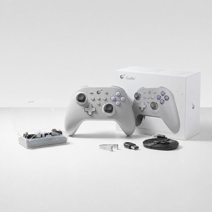 GuliKit NS39 KK3 MAX Controller With Hall Effect Joysticks & Triggers Supports Windows / Switch / Switch 2 / Android and iOS(Ret