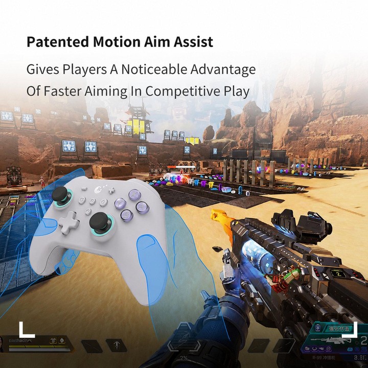 GuliKit NS39 KK3 MAX Controller With Hall Effect Joysticks & Triggers Supports Windows / Switch / Switch 2 / Android and iOS(Whi