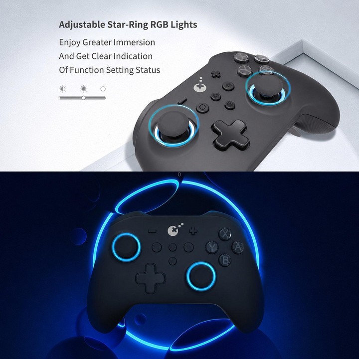 GuliKit NS39 KK3 MAX Controller With Hall Effect Joysticks & Triggers Supports Windows / Switch / Switch 2 / Android and iOS(Whi