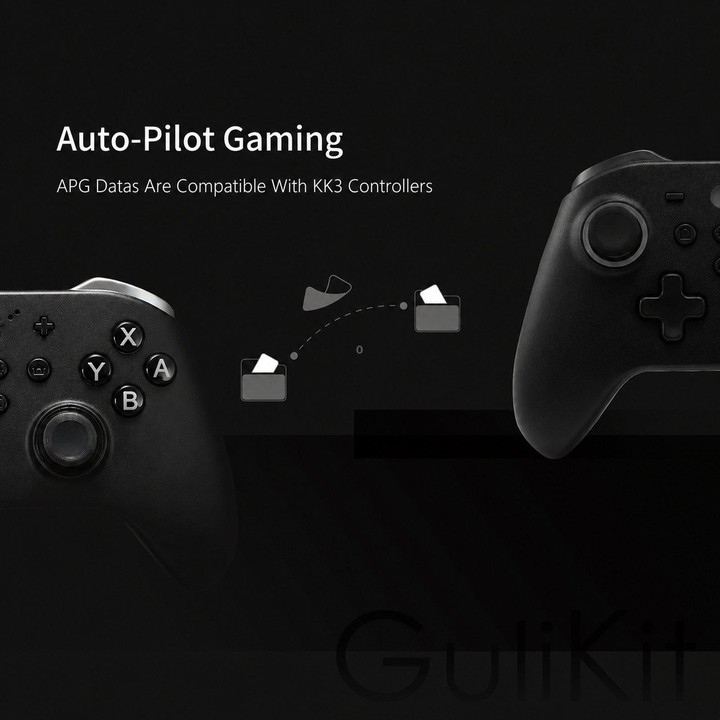 GuliKit KK2T Controller With TMR Electromagnetic Joystick Support NFC Amiibo and Switch Wakeup