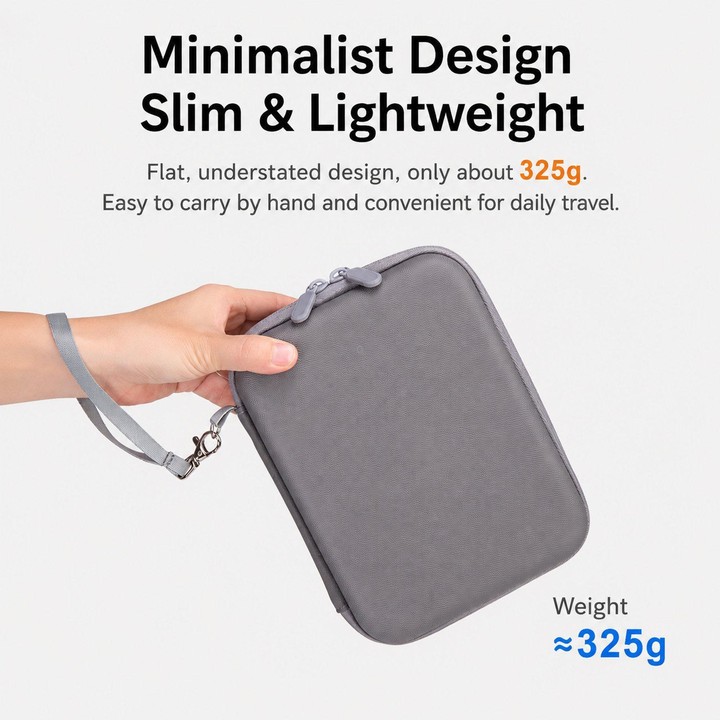 For DJI OSMO Mobile 8P Carrying Case Gimbal Storage Bag(Gray)