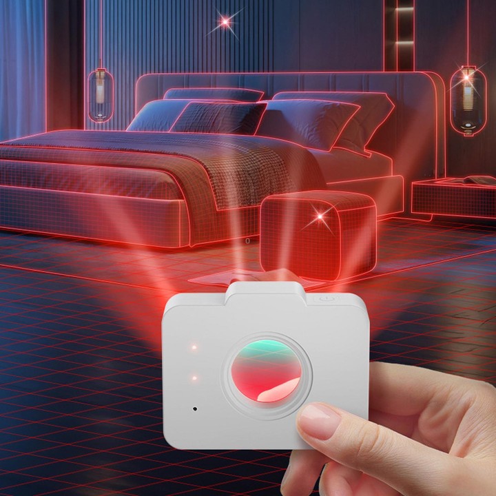 TC200 Anti-Spy Camera Detector Infrared Hotel Privacy Finder Device(White)