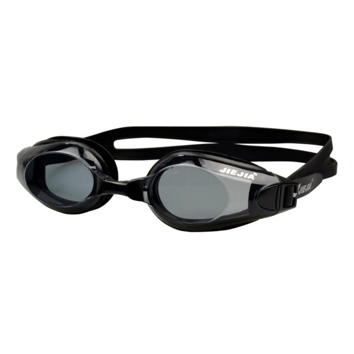 JIEJIA High-Definition Plain Waterproof Anti-fog Swimming Goggles(Black AH104)