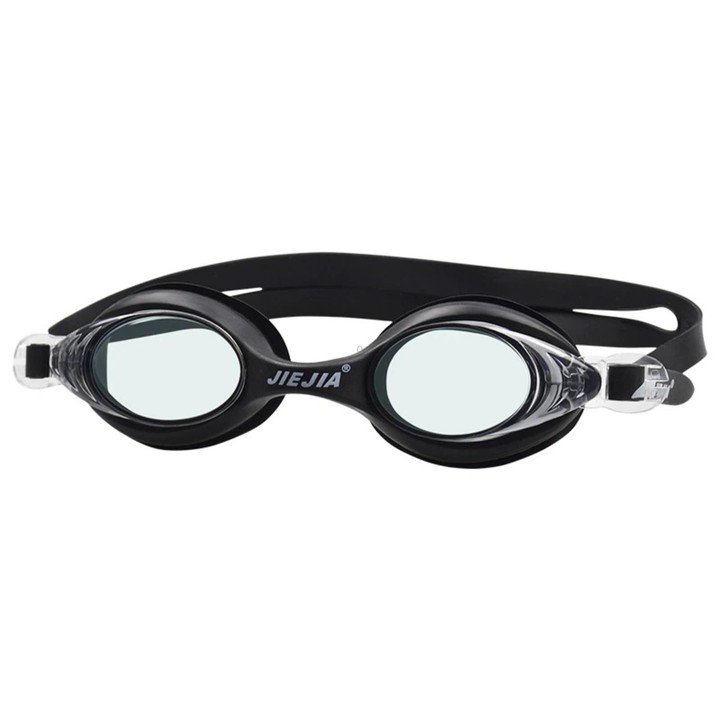 JIEJIA High-Definition Waterproof and Anti-Fog Silicone Swimming Goggles(Black)