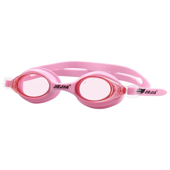 JIEJIA High-Definition Waterproof and Anti-Fog Silicone Swimming Goggles(Pink)