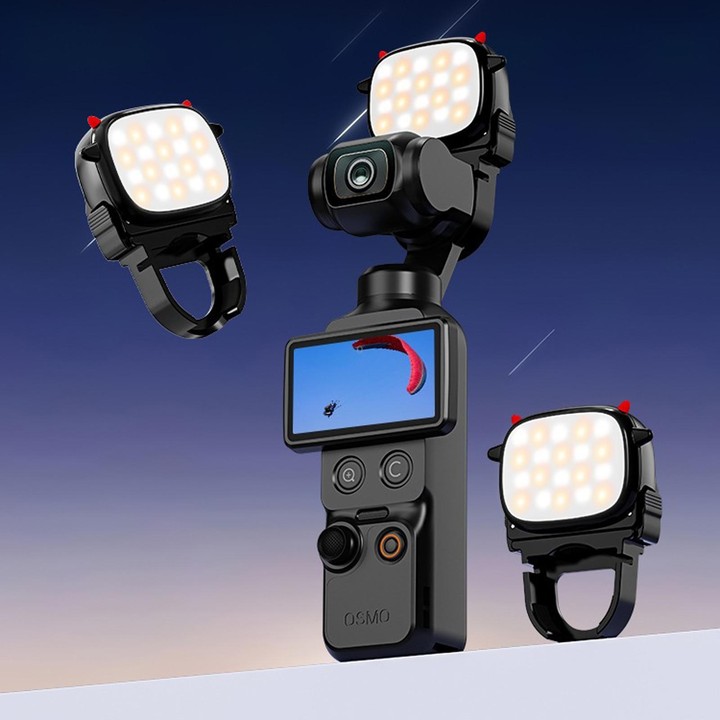 For DJI Osmo Pocket 4 / 4P BRDRC Handheld Monster Fill Light