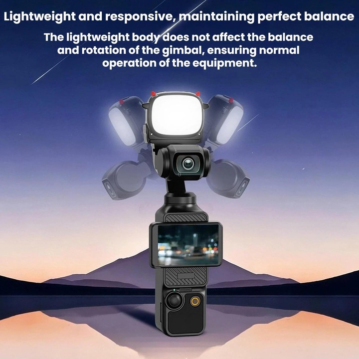 For DJI Osmo Pocket 4 / 4P BRDRC Handheld Monster Fill Light
