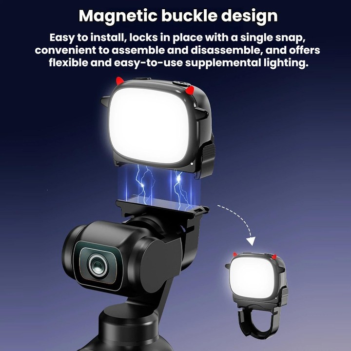 For DJI Osmo Pocket 4 / 4P BRDRC Handheld Monster Fill Light