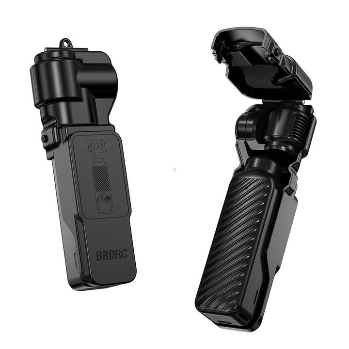 For DJI Osmo Pocket 3 / 4 BRDRC Protective Case For Lens and Screen Storage Dust Cover(Black)